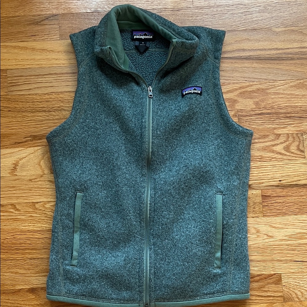 Patagonia Better Sweater Forest Green Zip-Up Vest